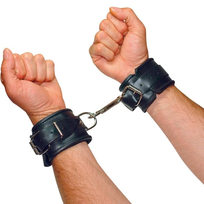 Шкіряні наручники Zado Fetish Leather Cuffs - Зображення 4