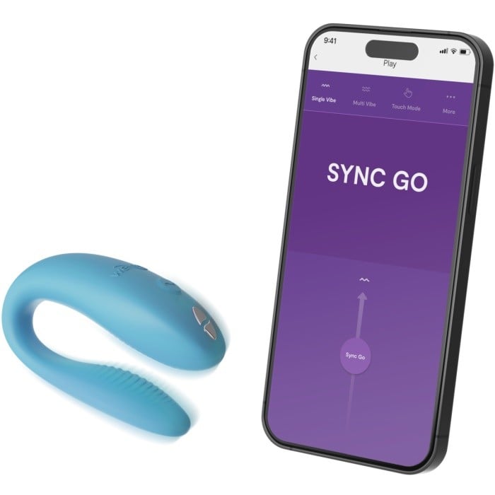Смарт вибратор для пары We-vibe Sync Go (Blue) - Изображение 2