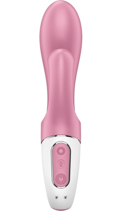 Вибратор с функцией расширения Satisfyer Air Pump Bunny 2 (Pink) - Изображение 3
