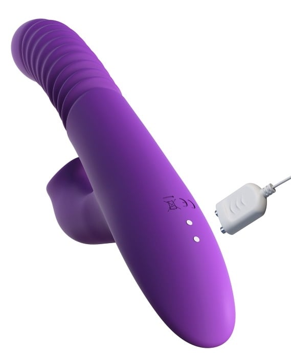 Вибратор с вращением и нагревом Fantasy For Her - Ultimate Thrusting Clit Stimulate-Her от Pipedream - Изображение 5