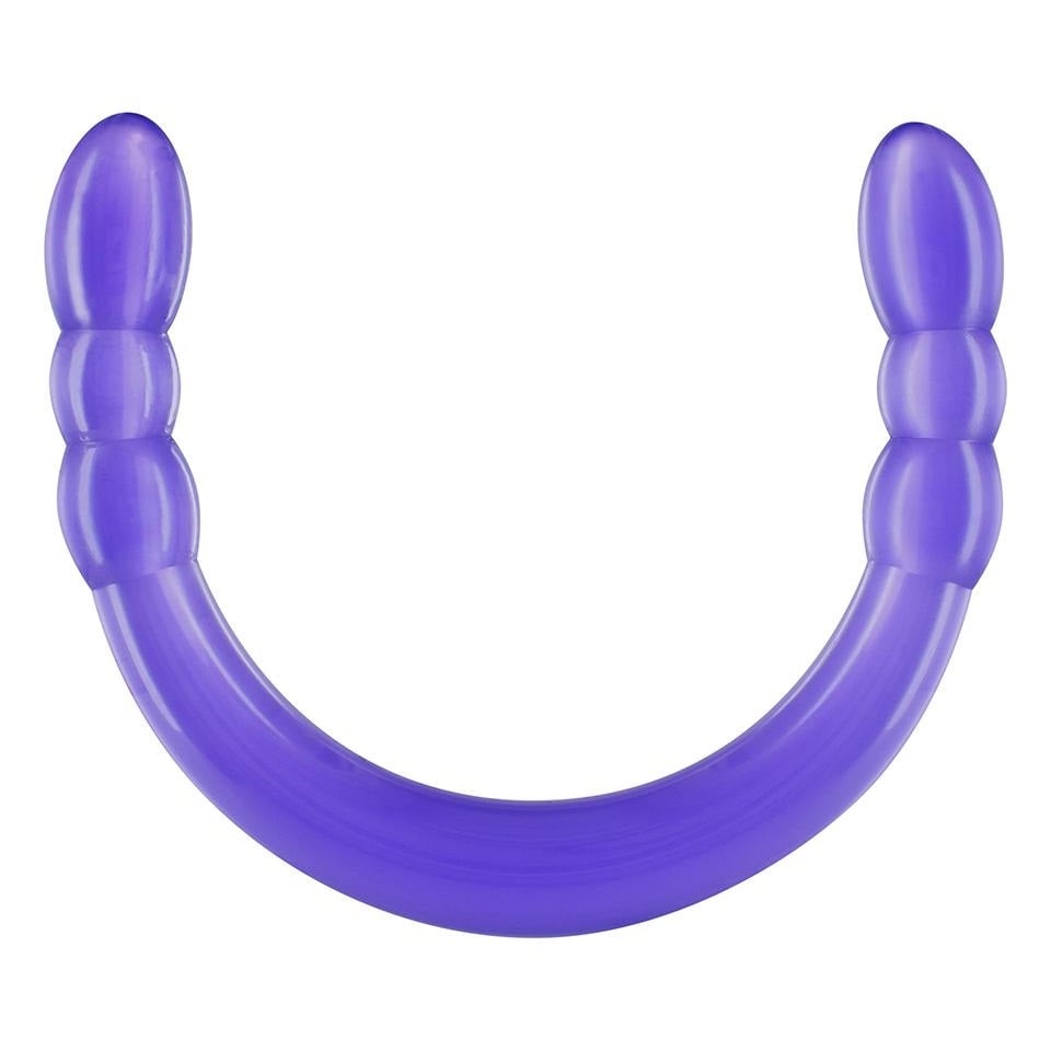 Двосторонній фалоімітатор Double Digger Purple 45 см від Toy Joy