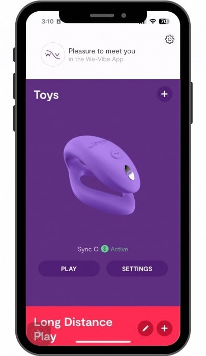 Смарт вибратор для пары We-vibe Sync O (Purple) - Изображение 2