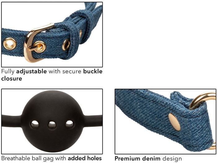 Кляп CalExotics Ride'Em Ball Gag - Изображение 6