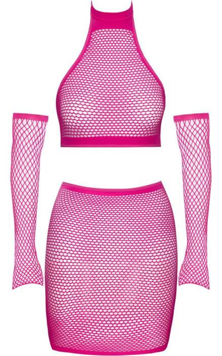 Комплект топ, спідниця і мітенки Cottelli Collection Fantasy Set - Зображення 4