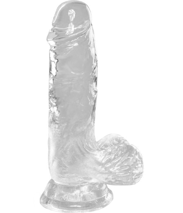 Фаллоимитатор Pipedream King Cock Clear 5" Cock with Balls