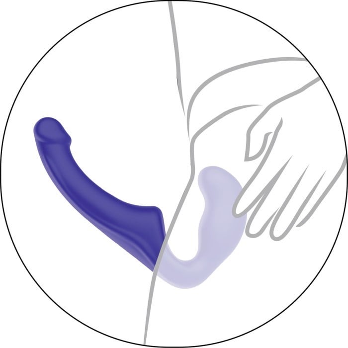 Безремневой страпон Toy Joy Bend Over Boyfriend (Silicone) - Изображение 6