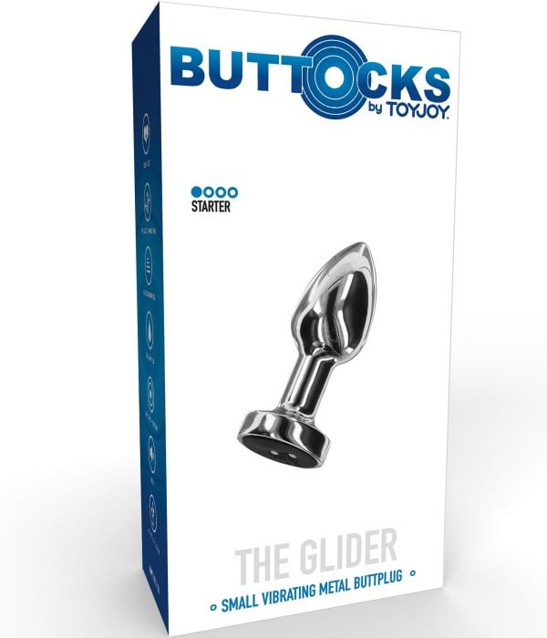 Анальная пробка с вибро Toy Joy Buttocks The Glider (Small) - Изображение 4