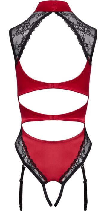 Боді з вирізом Cottelli Lingerie Crotchless Body - Зображення 6