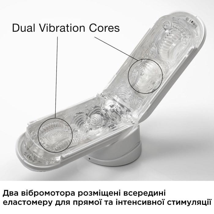 Мастурбатор Tenga Flip Zero Gravity Electronic Vibration (White) - Изображение 5