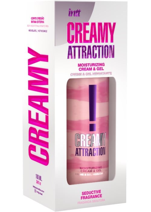 Гель-крем для увлажнения тела и интимной зоны Intt Creamy Attraction Seductive Fragrance, 100 мл - Изображение 3