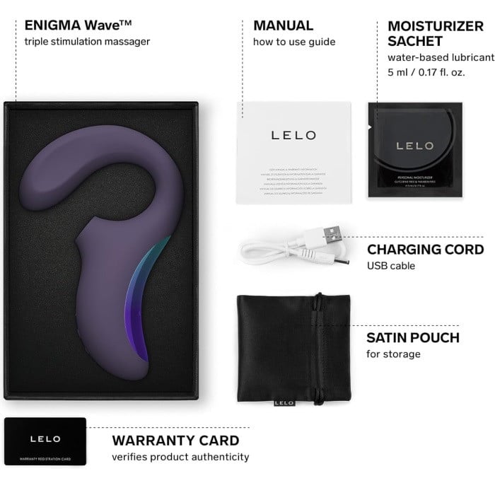 Звуковой стимулятор с вибро Lelo Enigma Wave (Cyber Purple) - Изображение 4