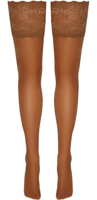 Панчохи Cottelli Legwear Hold-up Stockings - Зображення 5