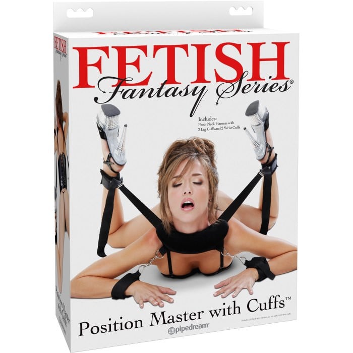 Фиксаторы для тела с мягкой опорой Position Master with Cuffs от Pipedream