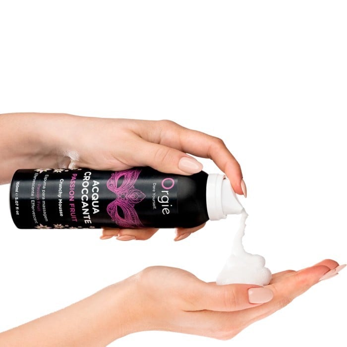 Шипуча піна для масажу Orgie Acqua Crocante Passion Fruit, 150 мл - Зображення 3