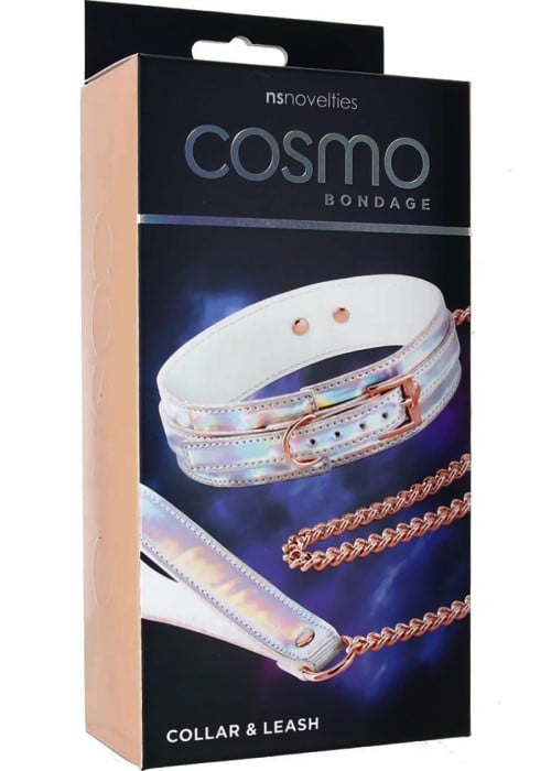 Нашийник з повідцем NS Novelties Cosmo Bondage Collar and Leash - Зображення 7