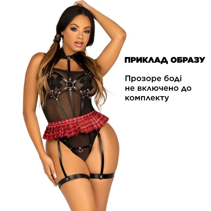 Портупея Leg Avenue Kink Harness Teddy & Skirt - Изображение 9