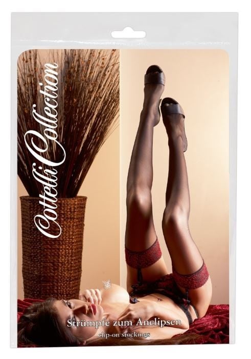 Чулки Cottelli Collection Clip-On Stockings от Orion - Изображение 5
