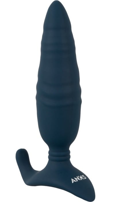 Анальная пробка с вибро и поступательными движениями Anos Thrusting Butt Plug - Изображение 7