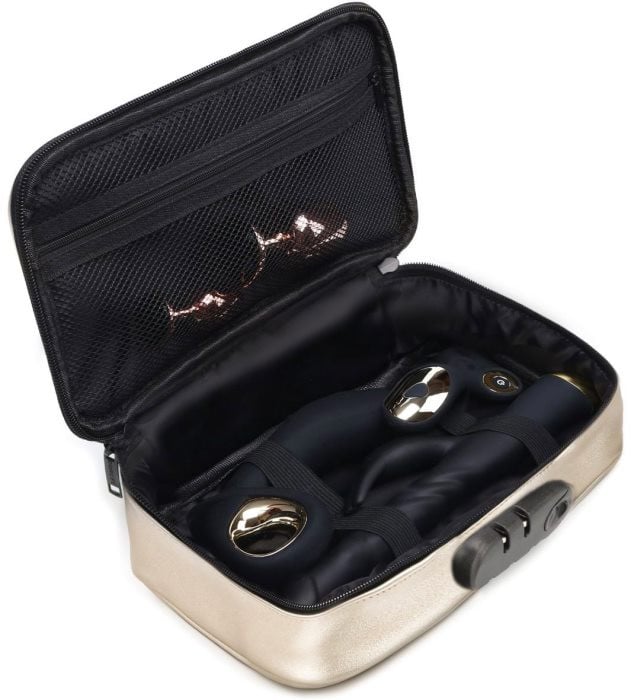Кейс для хранения игрушек Dorcel Discreet Box Luxury (Gold) - Изображение 7