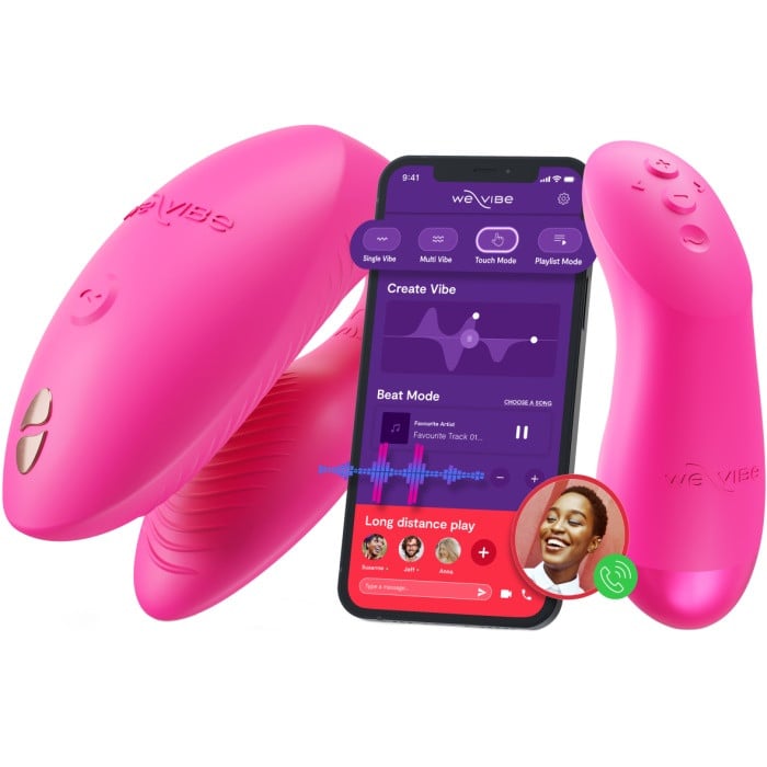 Смарт вибратор для пары We-vibe Chorus Pro (Electric Pink) - Изображение 2
