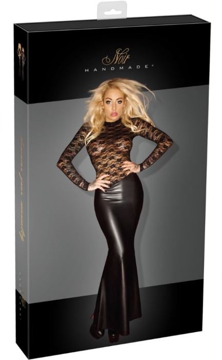 Плаття Noir Wetlook Dress with Lace від Orion - Зображення 3