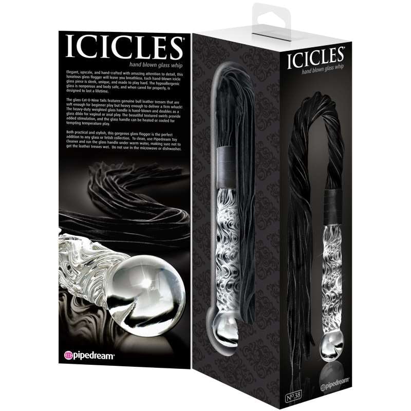 Батіг з фалоімітатором Icicles No. 38 від Pipedream - Зображення 3