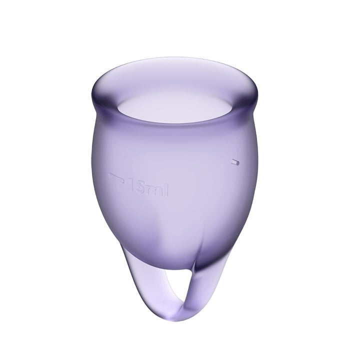 Менструальные чаши Satisfyer Feel Confident (Violet) - Изображение 3