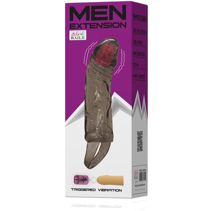 Вібронасадка на пеніс Men Extension від Baile - Зображення 4