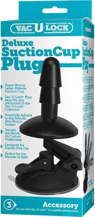 Кріплення з регулюванням кута нахилу Doc Johnson Vac-U-Lock Deluxe Suction Cup - Зображення 3