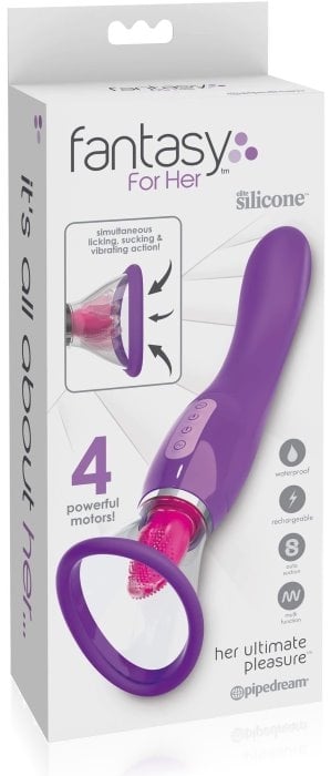 Вакуумный вибратор с языком Ultimate Pleasure от Pipedream - Изображение 6