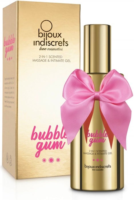 Лубрикант на водній основі Bijoux Indiscrets Bubblegum 2-in-1, 100 мл - Зображення 4