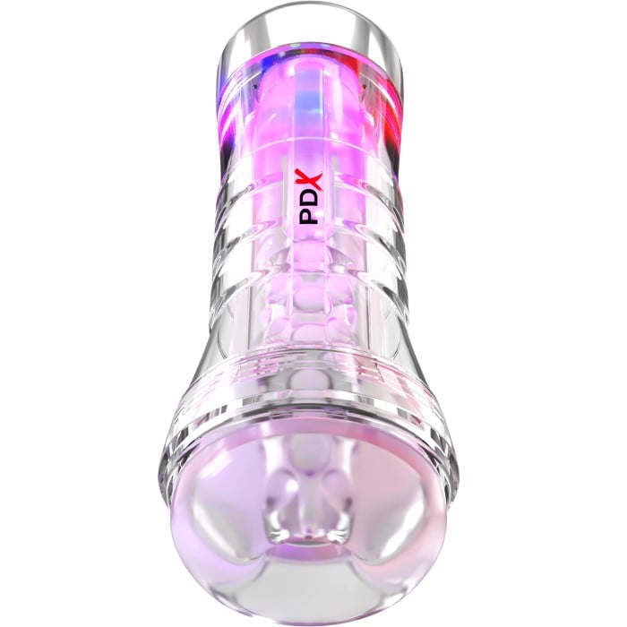Мастурбатор с подсветкой ViewTube XXL See-Thru EZ-Grip LED Stroker от Pipedream