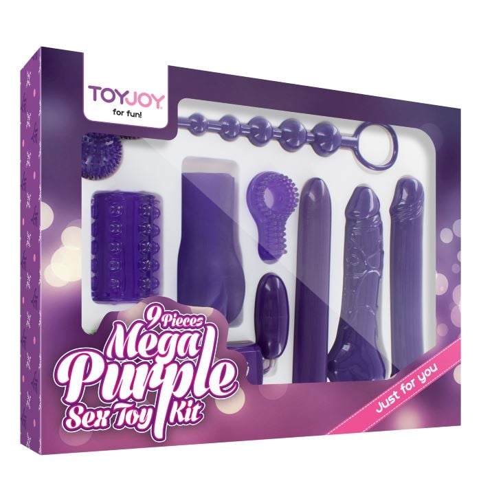 Набір іграшок Mega Purple Sex Toy Kit від Toy Joy - Зображення 2