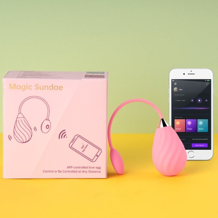 Смарт віброяйце Magic Motion Sundae (Pink) - Зображення 3