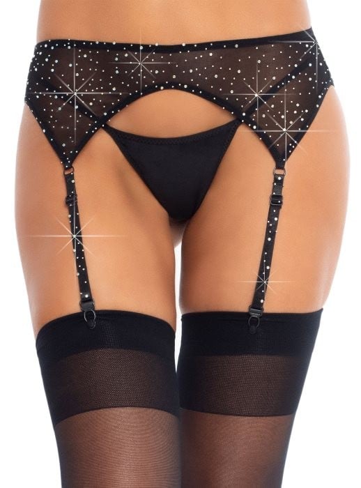 Пояс для панчіх Rhinestone Garterbelt від Leg Avenue