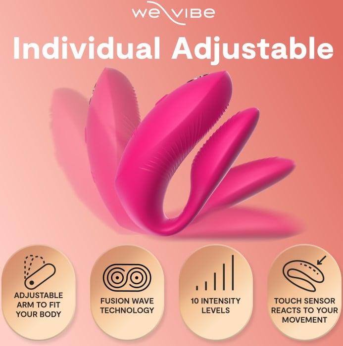 Смарт вибратор для пары We-vibe Chorus Pro (Electric Pink) - Изображение 20