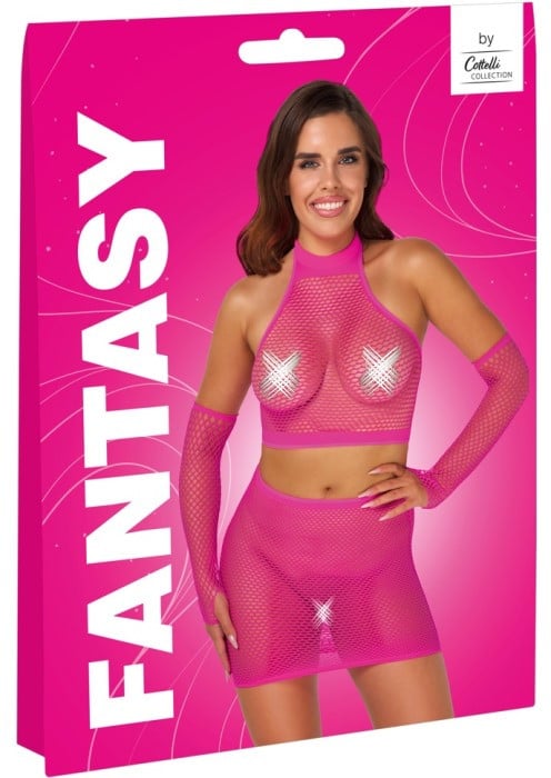 Комплект топ, спідниця і мітенки Cottelli Collection Fantasy Set - Зображення 6