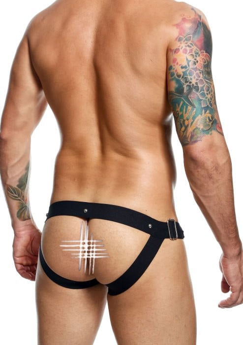 Чоловічі труси джокі Mob Dngeon Snap Jockstrap (Black) - Зображення 6