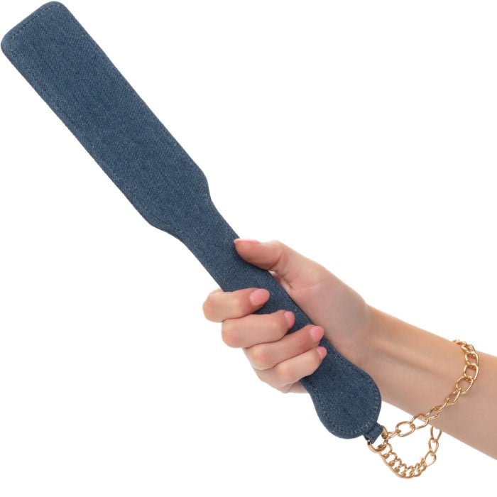 Ляскалка Ride 'em Premium Denim Paddle від CalExotics - Зображення 3