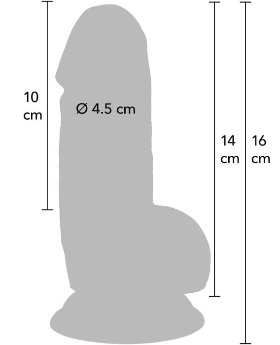 Фаллоимитатор Inferno Realistic PVC Dildo, 14 см - Изображение 5
