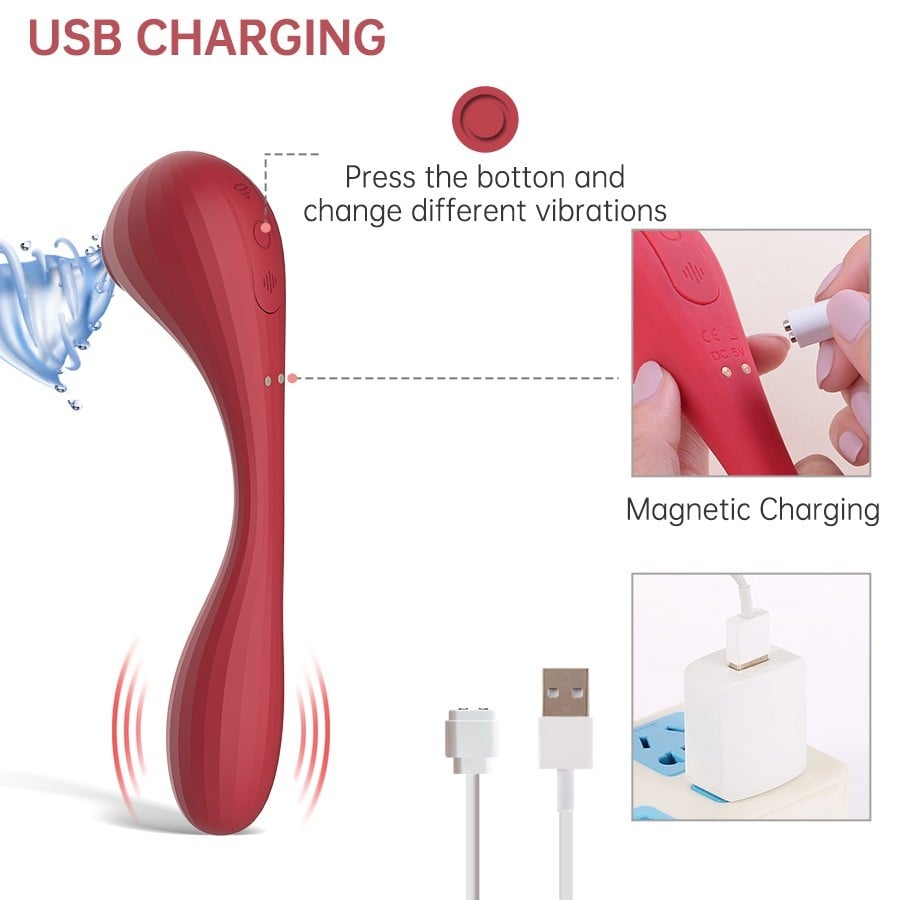 Вакуумный вибратор Magic Bobi Red от Magic Motion - Изображение 6