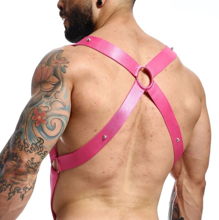 Чоловіча портупея Mob Dngeon Crossback Harness (Pink) - Зображення 2