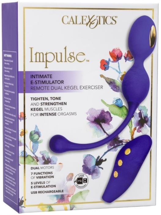 Вагінальний тренажер з електростимуляцією Impulse Intimate E-Stimulator Remote Dual Kegel Exerciser - Зображення 10
