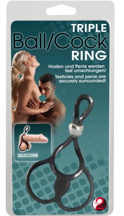 Подвійне ласо на пеніс і мошонку Triple Ball and Cock Ring від Orion - Зображення 5
