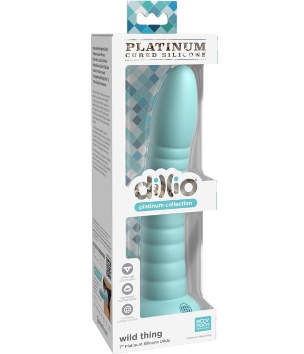 Фалоімітатор Pipedream Dillio Platinum 7" (Blue) - Зображення 4