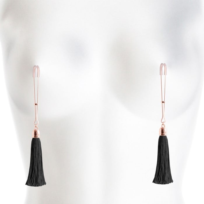 Затискачі для сосків NS Novelties Bound Nipple Clamps T1 (Black) - Зображення 2