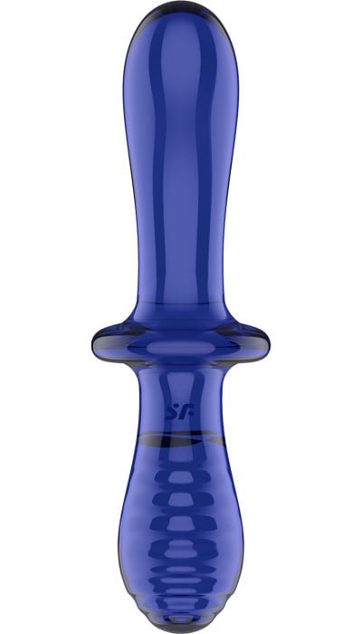 Фаллоимитатор Satisfyer Double Crystal (Blue) - Изображение 3