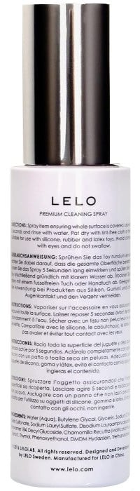 Антибактериальный очиститель для игрушек Lelo Premium Cleaning Spray, 60 мл - Изображение 2