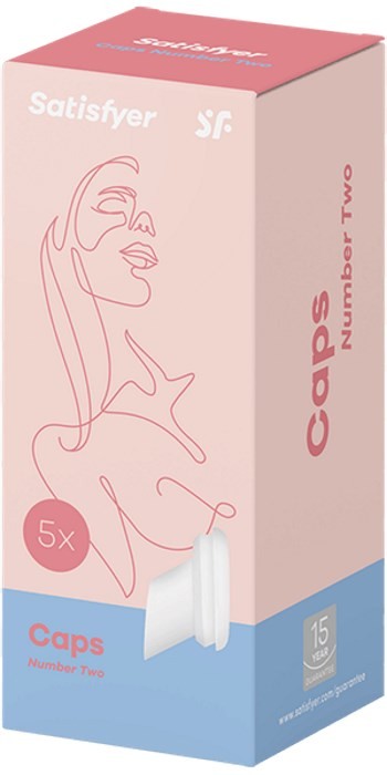 Накладки для вакуумного стимулятора Satisfyer Number Two - Зображення 5
