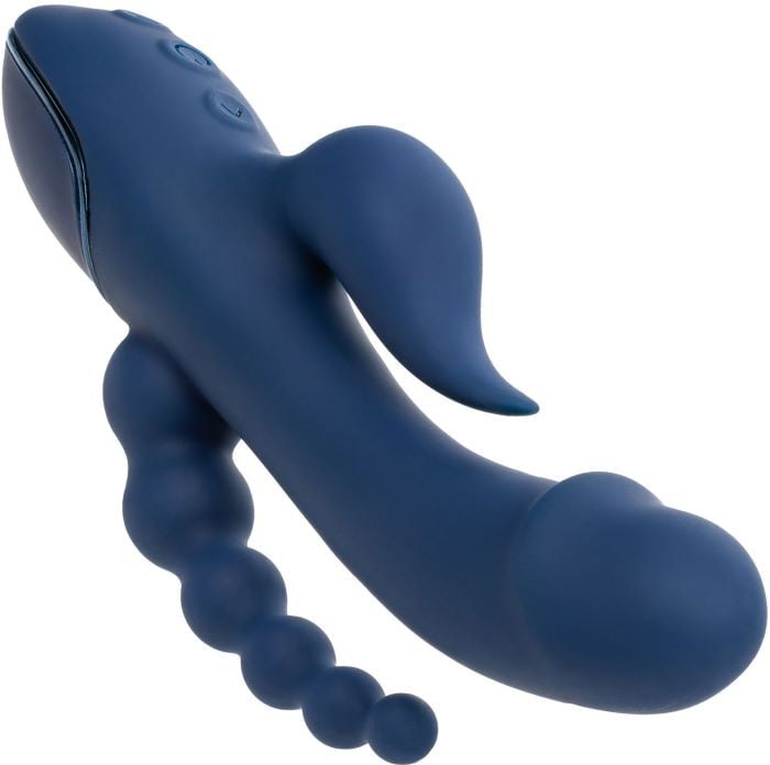 Потрійний вібратор з пульсацією CalExotics Triple Orgasm - Зображення 4